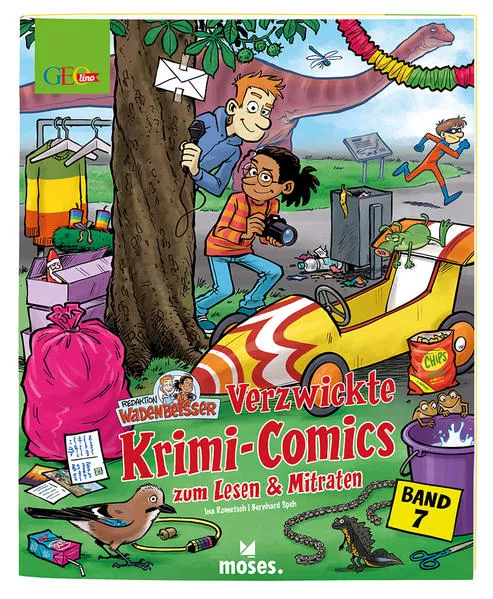 Cover: GEOlino Wadenbeißer - Verzwickte Krimi-Comics zum Lesen & Mitraten Band 7