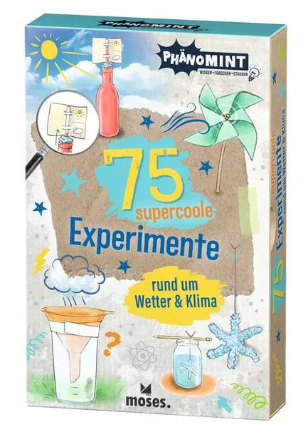 Cover: PhänoMINT 75 supercoole Experimente rund um Wetter & Klima