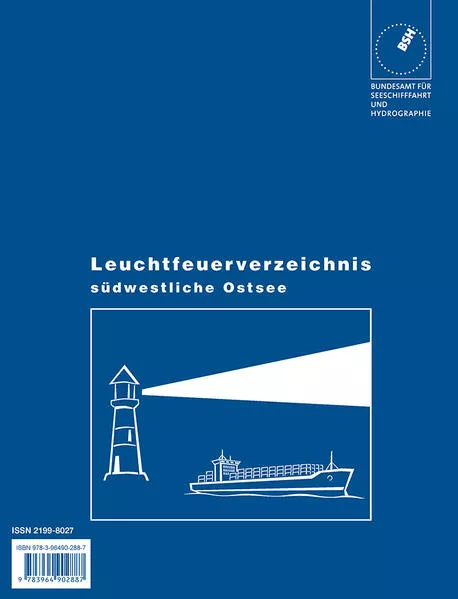 Cover: Leuchtfeuerverzeichnis / Südwestliche Ostsee