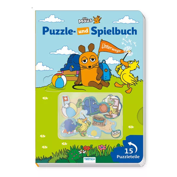 Cover: Trötsch Die Maus Puzzle- und Spielbuch