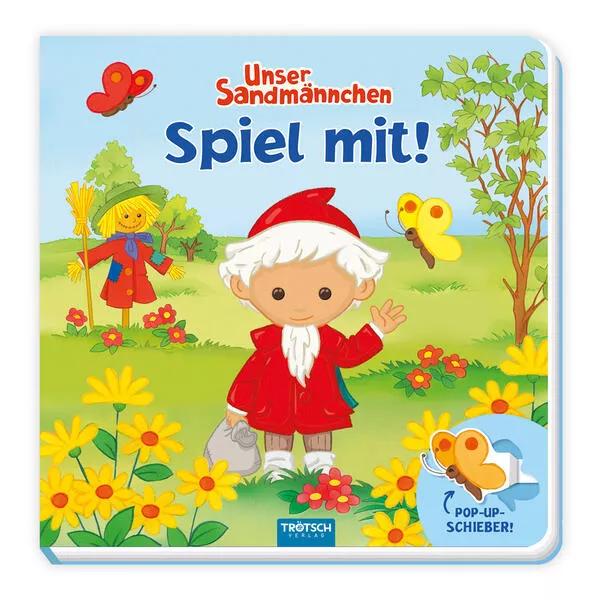 Cover: Trötsch Unser Sandmännchen Spiel mit Pappenbuch mit Pop-up-Schiebern