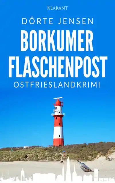 Cover: Borkumer Flaschenpost. Ostfrieslandkrimi