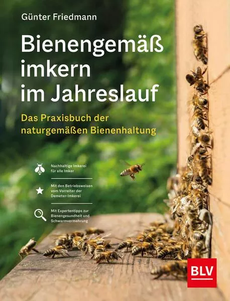 Cover: Bienengemäß imkern im Jahreslauf