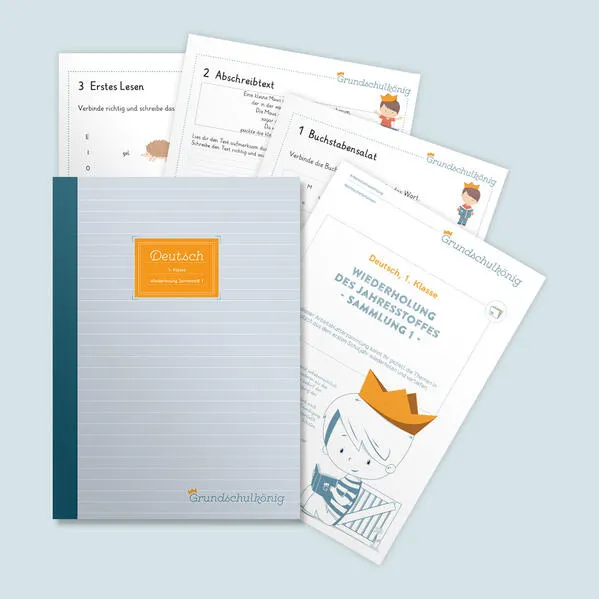 Grundschule - Deutsch, 1. Klasse: Wiederholung des Jahresstoffs - Teil 1
