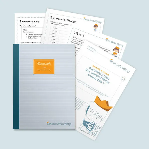 Grundschule - Deutsch, 4. Klasse: Wiederholung des Jahresstoffs - Teil 1