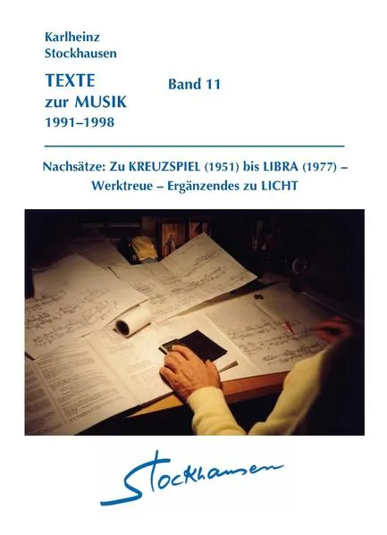TEXTE zur MUSIK 1991–1998  Band 11