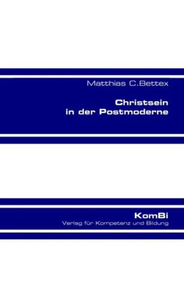 Cover: Christsein in der Postmoderne