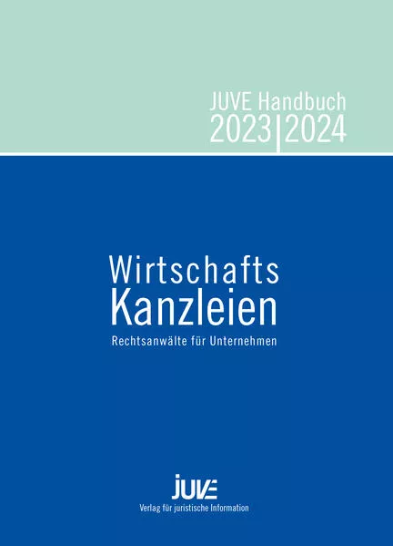 Cover: JUVE Handbuch Wirtschaftskanzleien 2024/2025