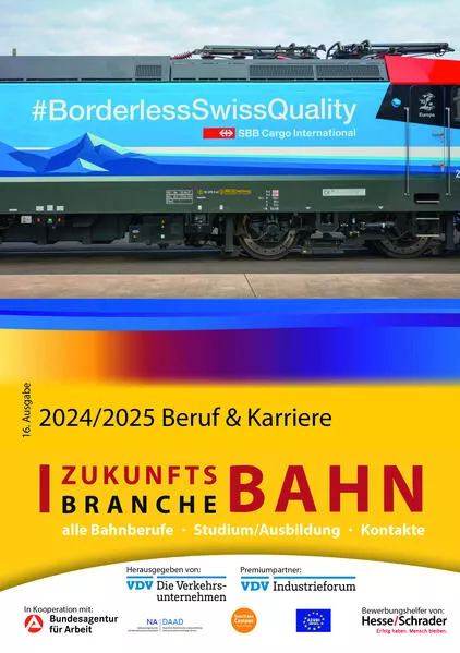 Cover: Zukunftsbranche Bahn Beruf & Karriere 2024/2025