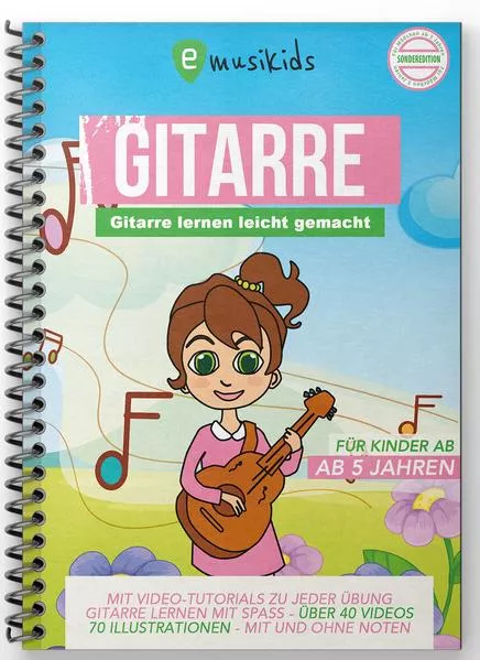 Cover: Das Mädchen Gitarrenbuch inkl. QR-Codes zu Lernvideos