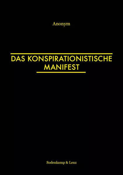 Cover: Das Konspirationistische Manifest