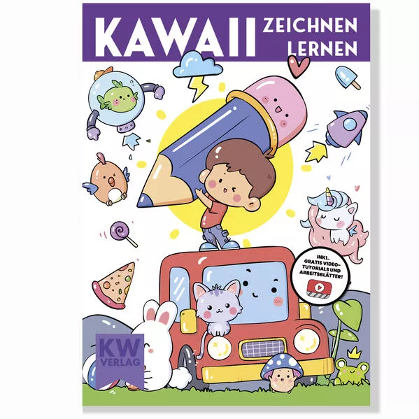 Cover: Kawaii zeichnen lernen – 400+ süße Sachen und Dinge