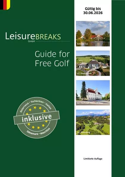 Cover: Guide for Free Golf 2025/2026