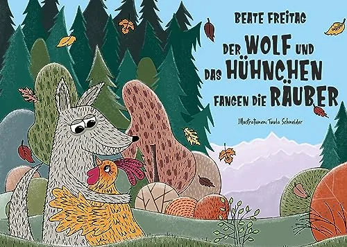 Der Wolf und das Hühnchen fangen die Räuber