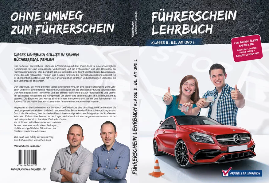 Cover: Führerschein Lehrbuch Klasse B,BE,Am und L