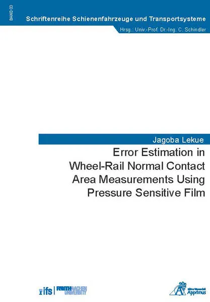 Cover: Error Estimation in Wheel-Rail Normal Contact Area Measurements Using Pressure Sensitive Film