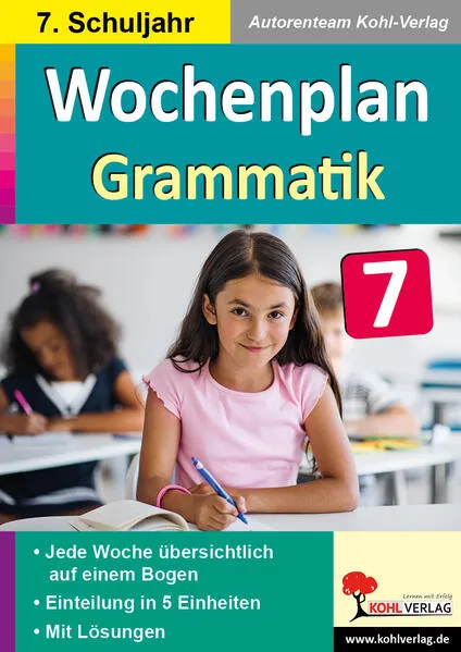 Cover: Wochenplan Grammatik / Klasse 7