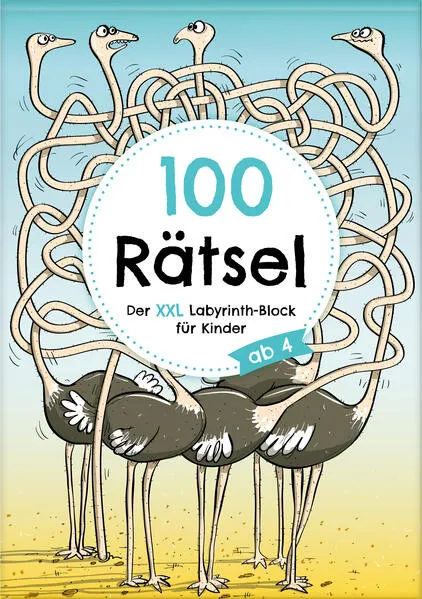 100 Rätsel: Der XXL Labyrinth-Block für Kinder ab 4</a>