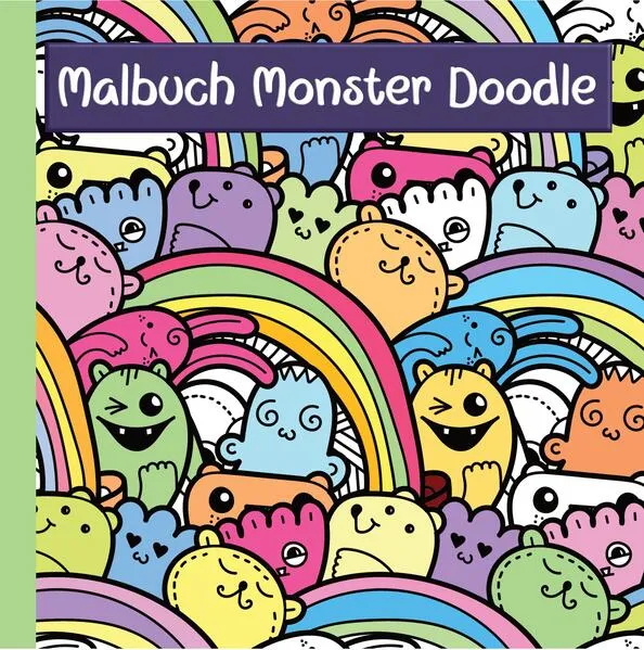 Monster Malbuch mit lustigen Doodle Motiven für Kinder ab 7 Jahren und Jugendliche - ideale Beschäftigung zur Konzentration und Entspannung</a>