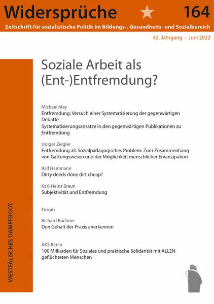 Cover: Soziale Arbeit als Ent-Entfremdung