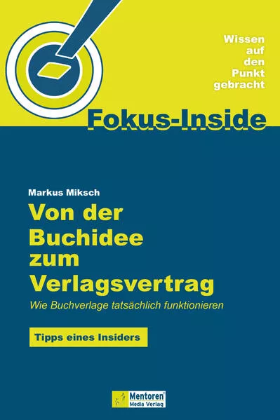 Cover: Von der Buchidee zum Verlagsvertrag