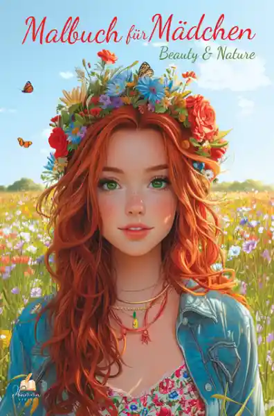 Malbuch für Mädchen ab 10 Jahren – Beauty & Nature – mit 52 Ausmalbildern | Kreatives Geschenk mit floralen Mädchenmotiven, Tieren & Naturkulissen zum fantasievollen Ausmalen