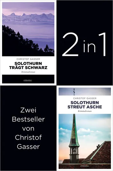 Tatort Solothurn: Start der Bestseller-Reihe »Solothurn trägt Schwarz« und »Solothurn streut Asche« (2in1-Bundle)