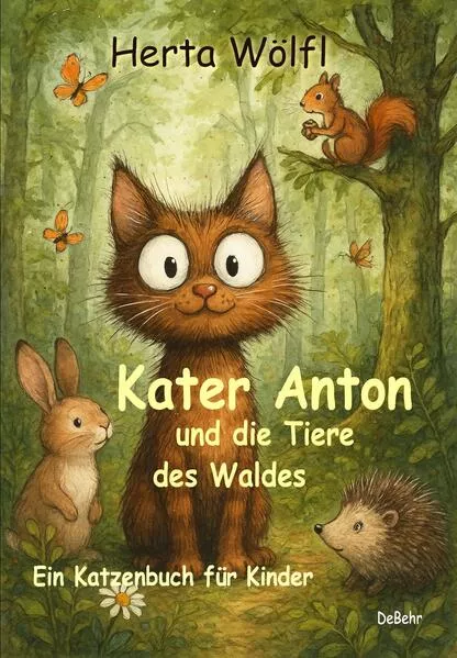 Kater Anton und die Tiere des Waldes - Ein Katzenbuch für Kinder