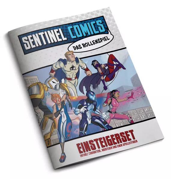 Cover: Sentinel Comics - Das Rollenspiel - Einsteigerset