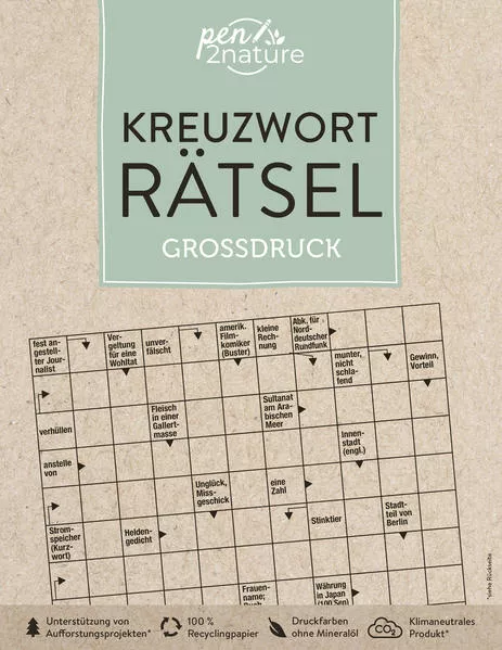 Cover: Kreuzworträtsel Großdruck