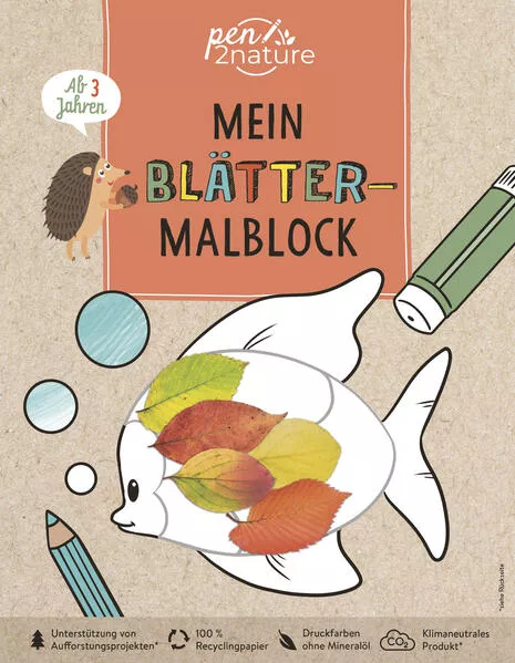 Cover: Mein Blätter-Malblock