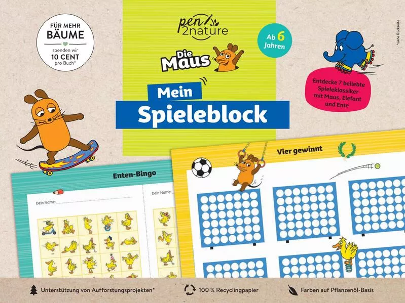 Die Maus - Mein Spieleblock