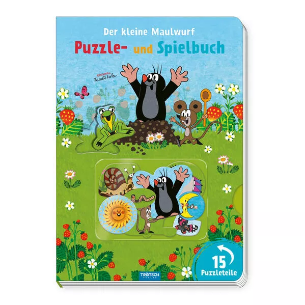 Cover: Trötsch Der kleine Maulwurf Puzzle- und Spielbuch Pappenbuch