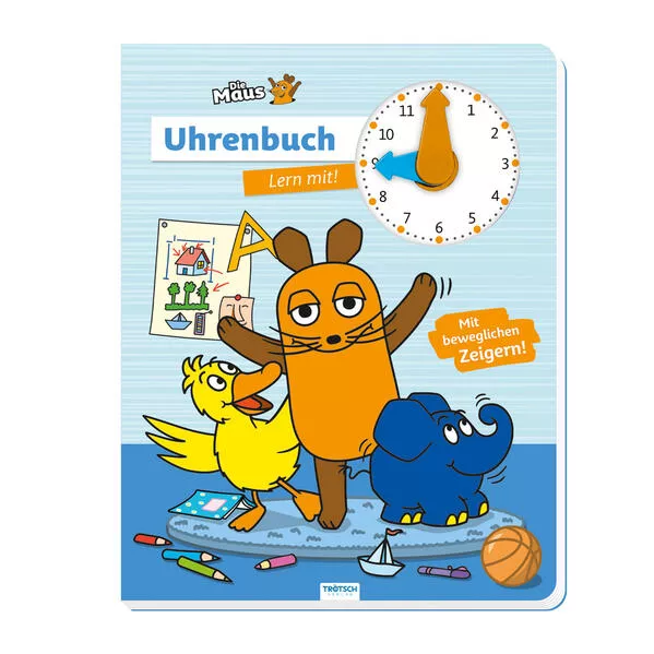 Cover: Trötsch Die Maus Uhrenbuch Lern mit! Pappenbuch