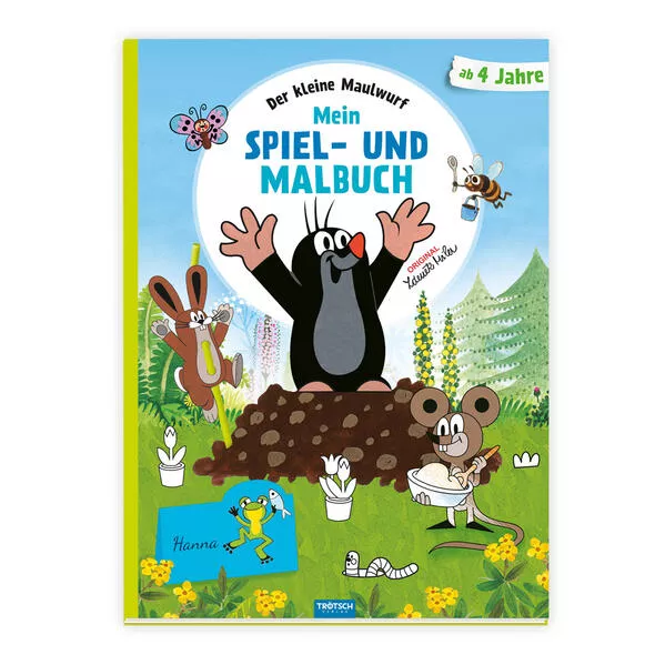 Cover: Trötsch Der kleine Maulwurf Mein Spiel- und Malbuch