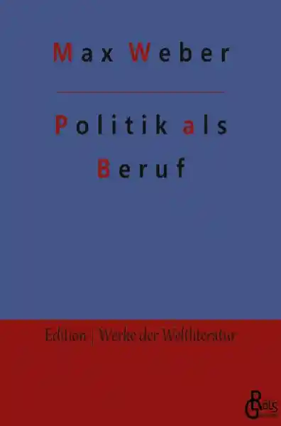 Cover: Politik als Beruf