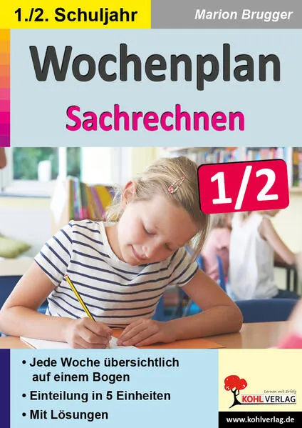 Cover: Wochenplan Sachrechnen / Klasse 1-2