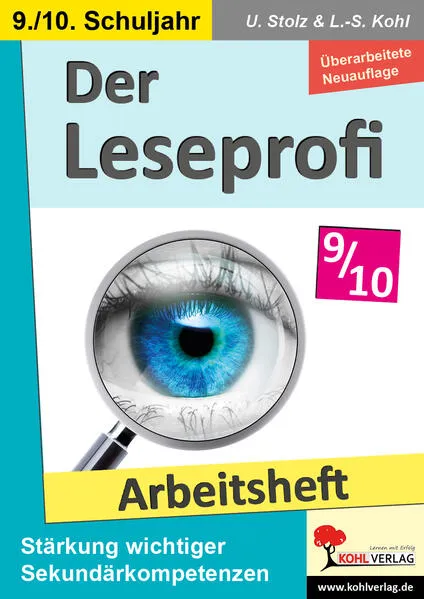 Cover: Der Leseprofi - Arbeitsheft / Klasse 9-10