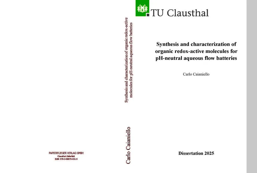 Synthesis and characterization of organic redox-active molecules for pH-neutral aqueous flow batteries