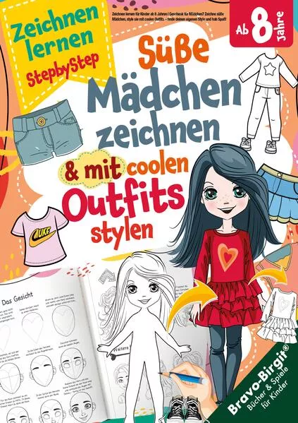 Zeichnen lernen für Kinder ab 8 Jahren - Cooles Geschenk für Mädchen