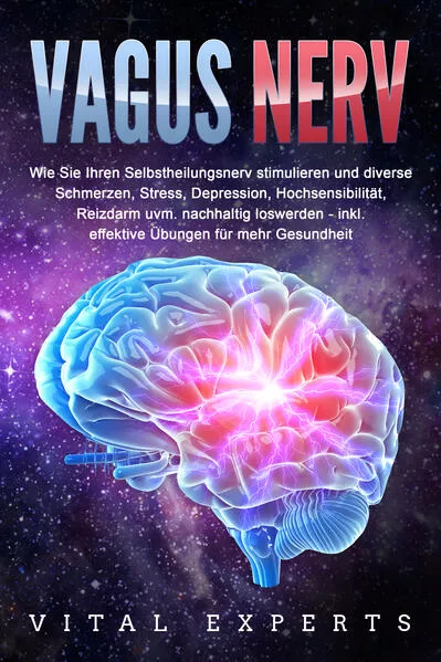Cover: VAGUS NERV: Wie Sie Ihren Selbstheilungsnerv stimulieren und diverse Schmerzen, Stress, Depression, Hochsensibilität, Reizdarm uvm. nachhaltig loswerden - inkl. effektive Übungen für mehr Gesundheit