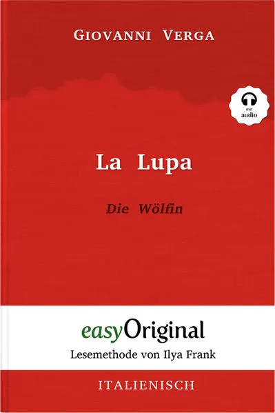 Cover: La Lupa / Die Wölfin (Buch + Audio-Online) - Lesemethode von Ilya Frank - Zweisprachige Ausgabe Italienisch-Deutsch