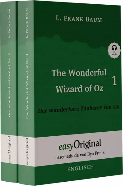 Cover: The Wonderful Wizard of Oz / Der wunderbare Zauberer von Oz - 2 Teile (mit kostenlosem Audio-Download-Link)