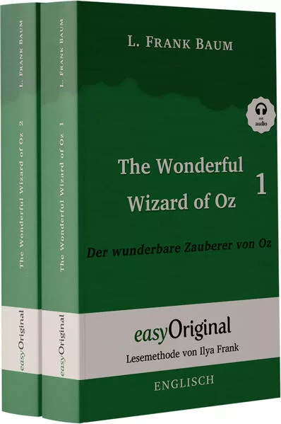 The Wonderful Wizard of Oz / Der wunderbare Zauberer von Oz - 2 Teile (Buch + 2 MP3 Audio-CDs) - Lesemethode von Ilya Frank - Zweisprachige Ausgabe Englisch-Deutsch</a>