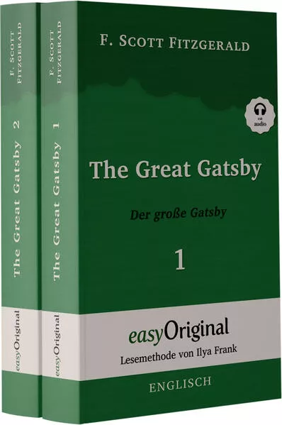 Cover: The Great Gatsby / Der große Gatsby - 2 Teile (Buch + 2 MP3 Audio-CD) - Lesemethode von Ilya Frank - Zweisprachige Ausgabe Englisch-Deutsch