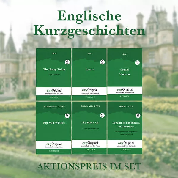 Cover: Englische Kurzgeschichten (mit kostenlosem Audio-Download-Link)
