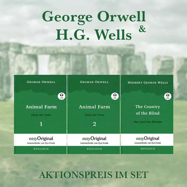 Cover: George Orwell & H.G. Wells (mit kostenlosem Audio-Download-Link)
