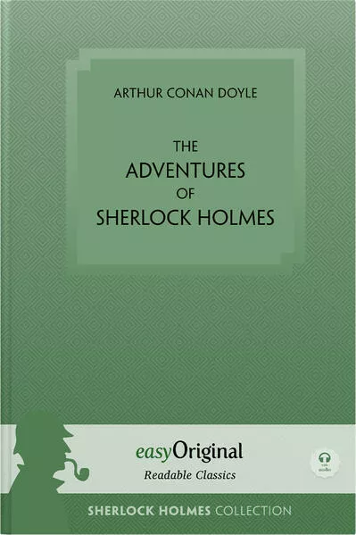 Cover: The Adventures of Sherlock Holmes (with 2 MP3 Audio-CDs) - Readable Classics - Unabridged english edition with improved readability