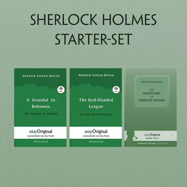 Cover: The Adventures of Sherlock Holmes (mit 4 MP3 Audio-CDs) - Starter-Set