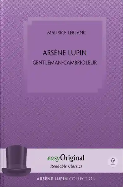 Cover: Arsène Lupin, gentleman-cambrioleur (with 2 MP3 Audio-CD) - Readable Classics - Unabridged french edition with improved readability